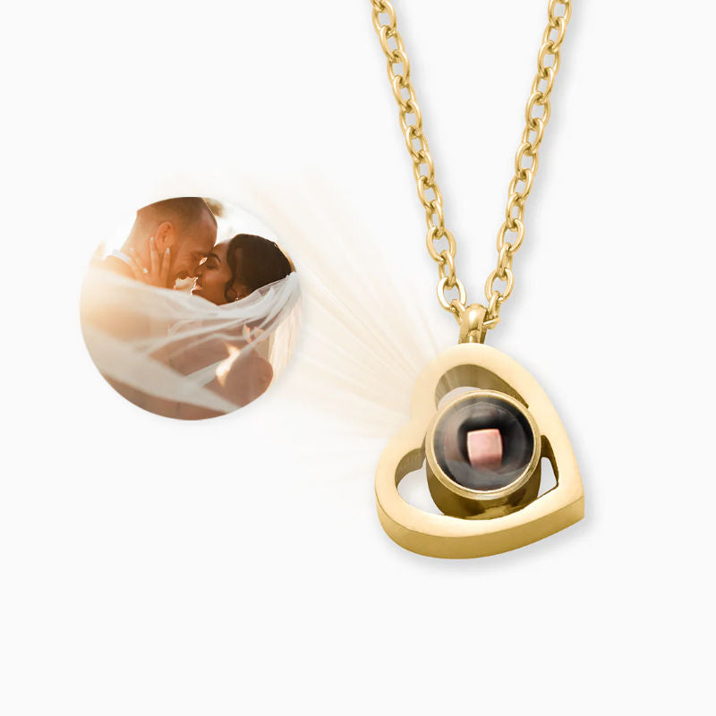 Collier Cœur avec Photo Personnalisée