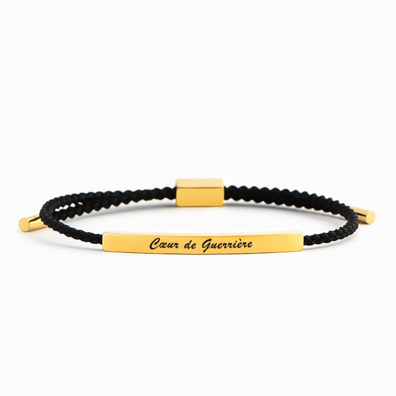 Cœur de Guerrière - Bracelet Motivationnel