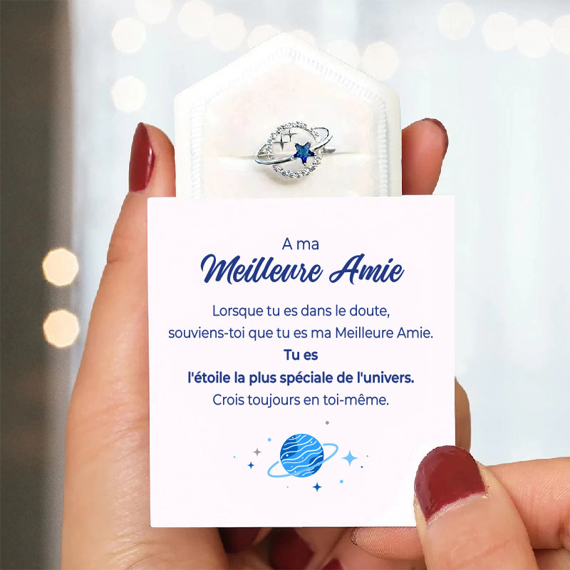 Mon étoile - Bague à ma Meilleure Amie