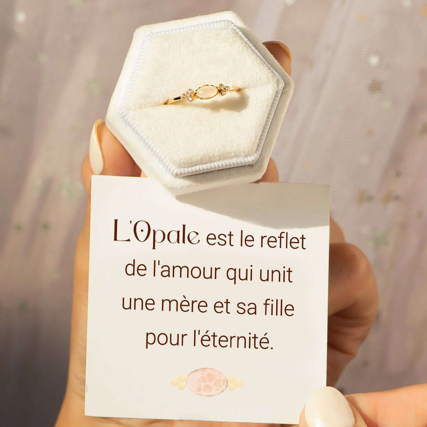 Bagues Liens d’Opale – Mère & Fille