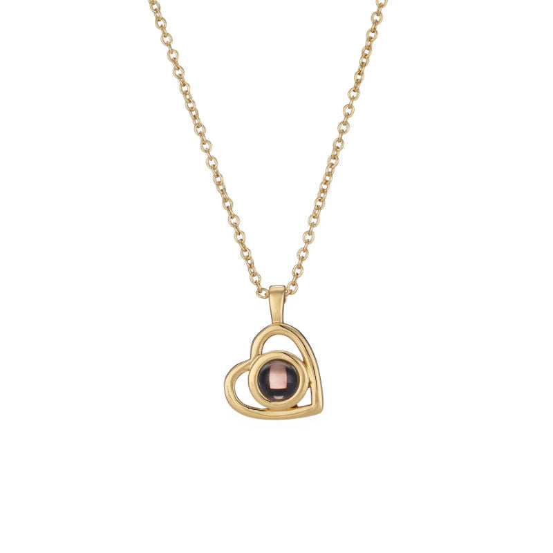 Collier Cœur avec Photo Personnalisée