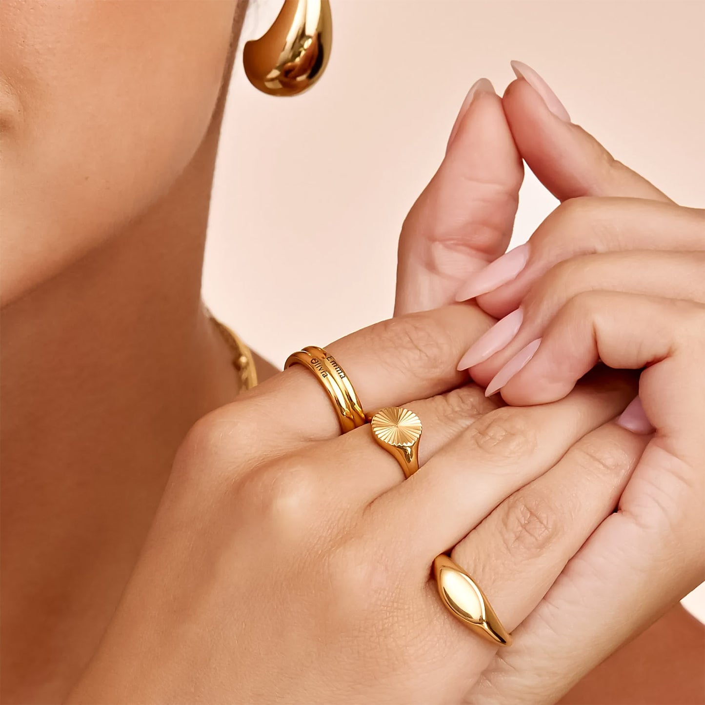 Bague Éternelle avec Gravure Personnalisée