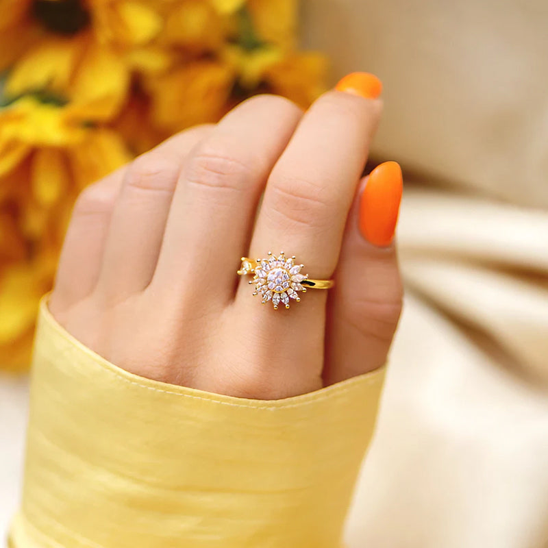 A ma Fille - Bague Tournesol contre l'anxiété