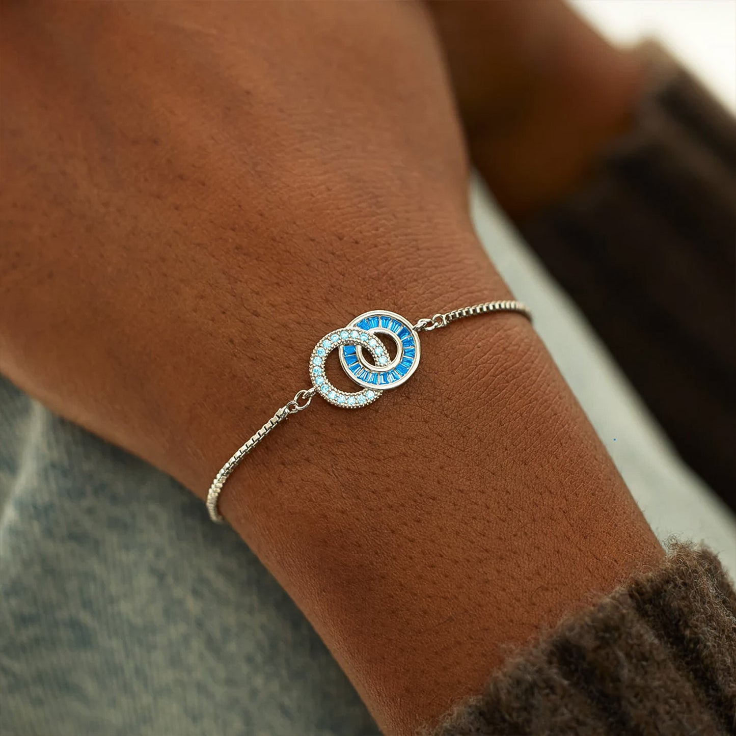 Bracelet Mère & Fille avec Pierre de Naissance