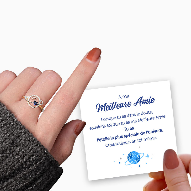 Mon étoile - Bague à ma Meilleure Amie