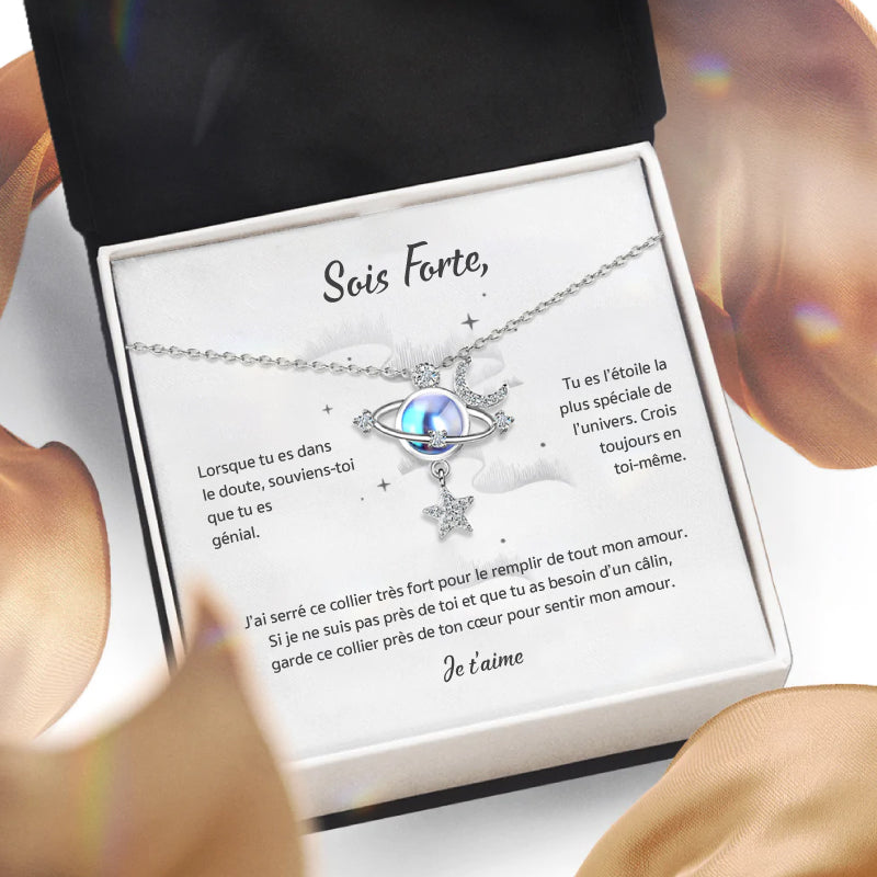Sois Forte - Collier Aurore en argent 925