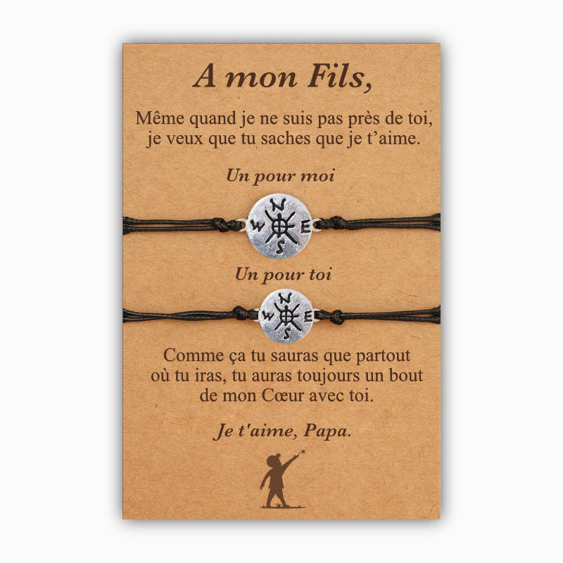 A mon Fils - Bracelets Boussole