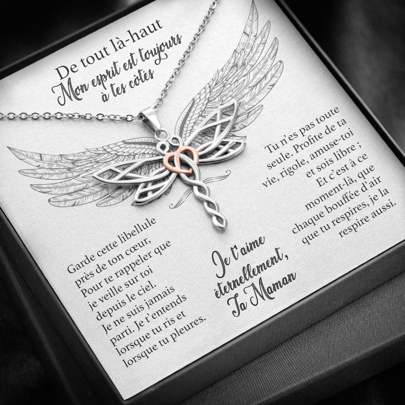 De ma Maman au Ciel - Collier Libellule
