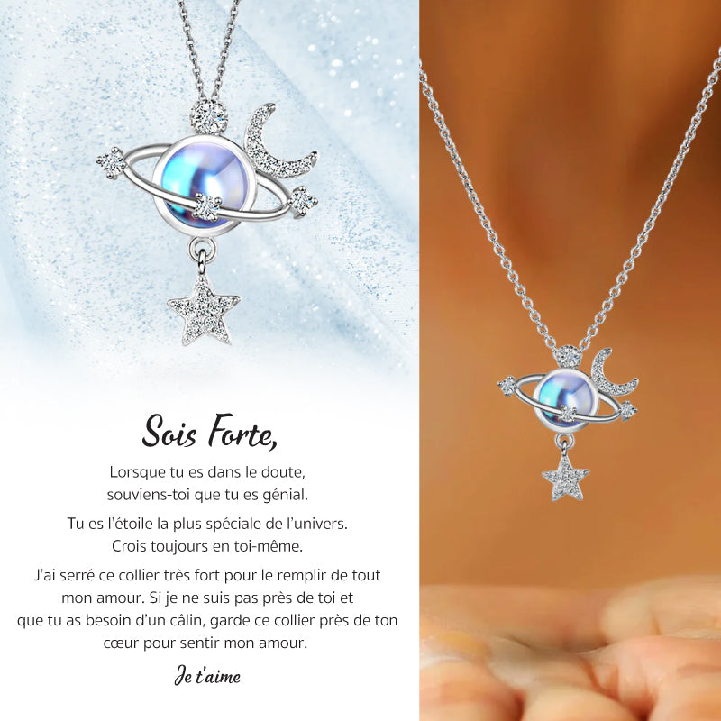 Sois Forte - Collier Aurore en argent 925