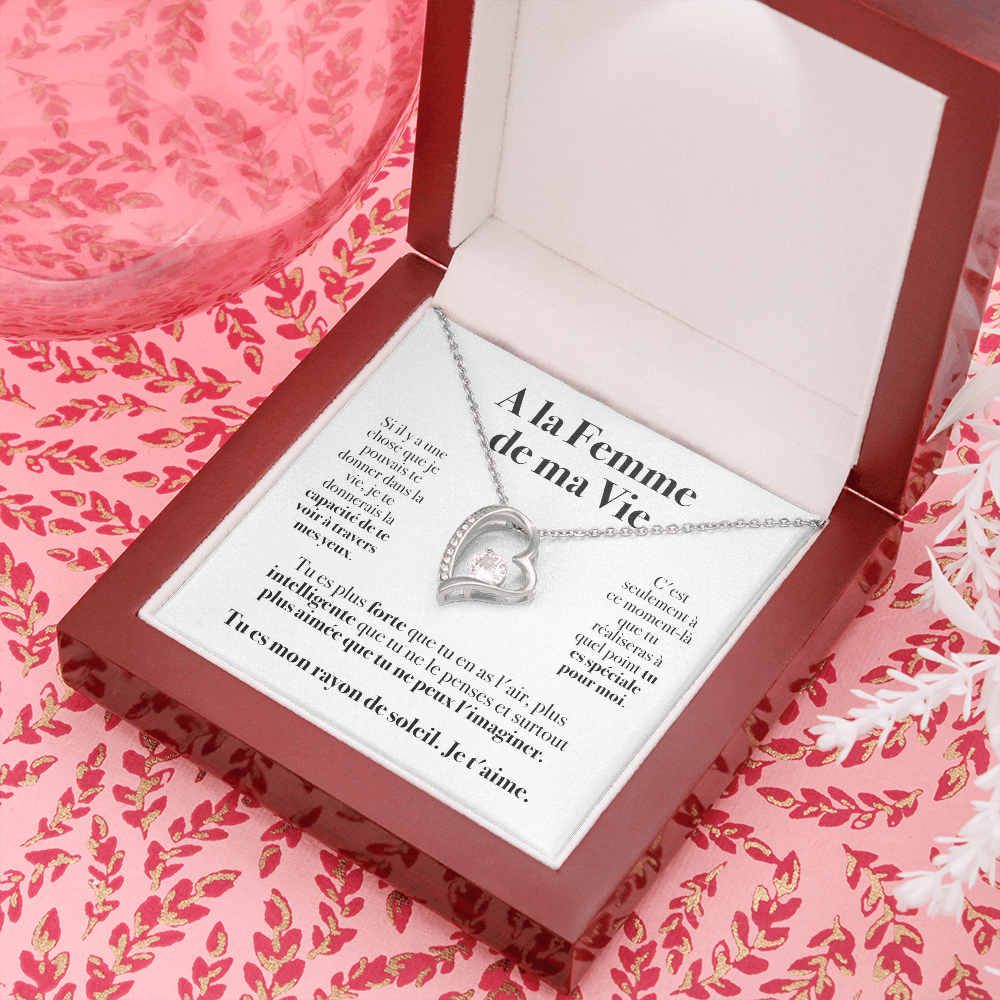 A la Femme de ma Vie - Collier Amour Eternel