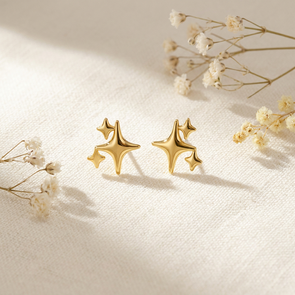 Boucles d’Oreilles Lueur d’Étoile