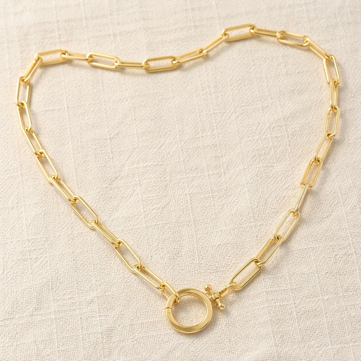 Collier Étreinte Dorée