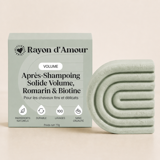 Après-Shampoing Solide Volume, Romarin & Biotine