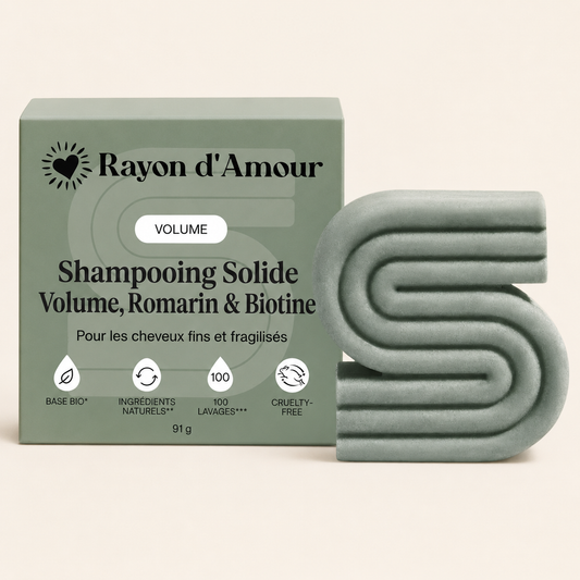 Shampoing Solide Volume, Romarin & Biotine