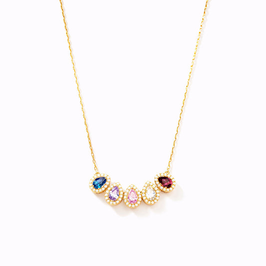 Collier Larmes avec Pierre de Naissance