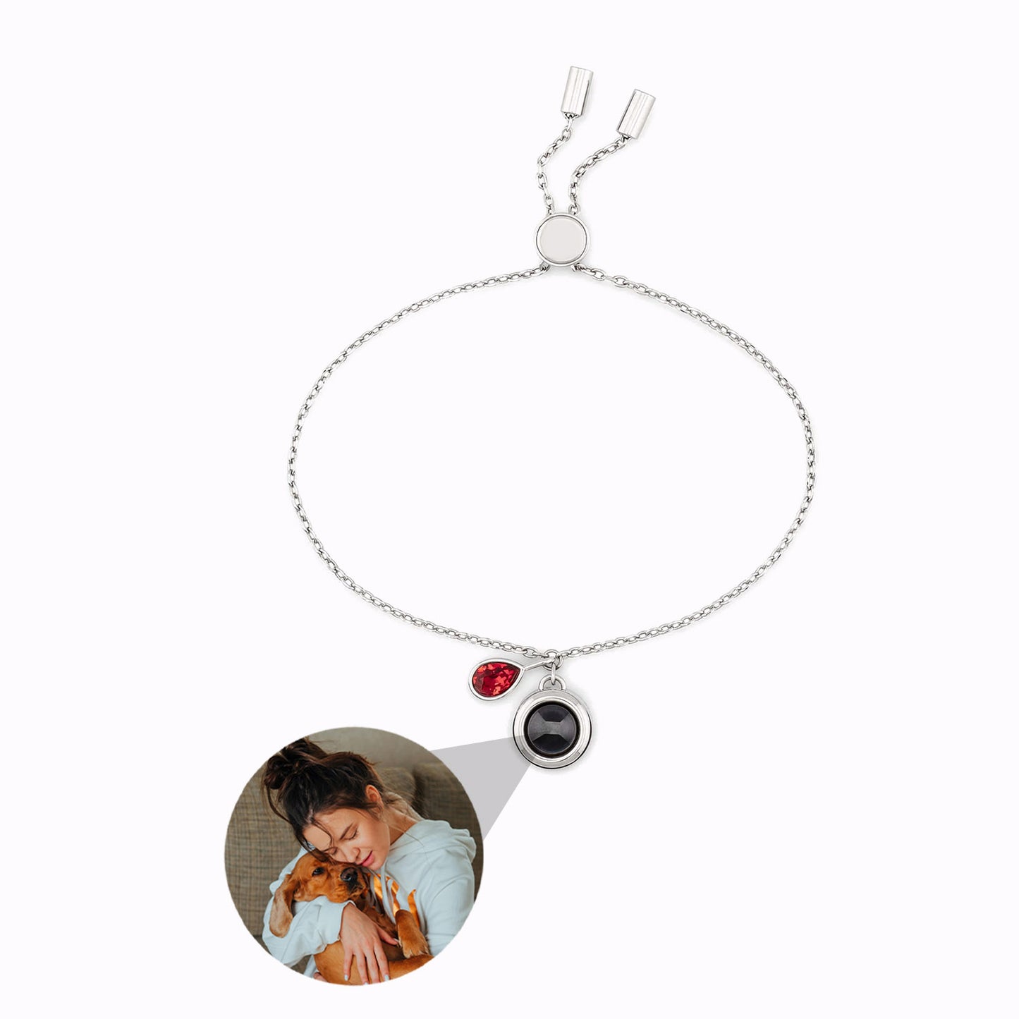 Bracelet Rayon de Naissance avec Photo Personnalisée