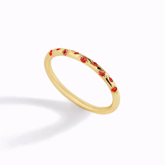 Bague Constellation avec Pierre de Naissance