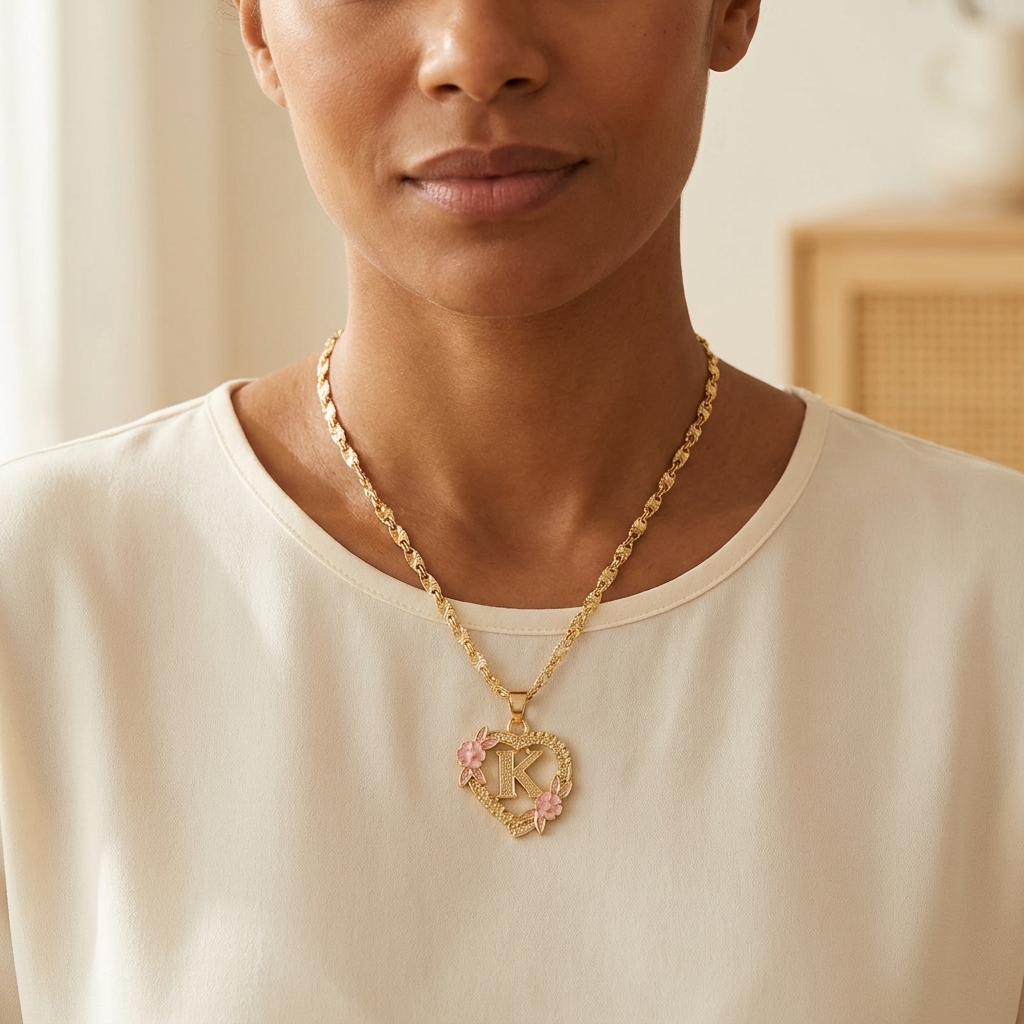 Collier Lettre du Cœur