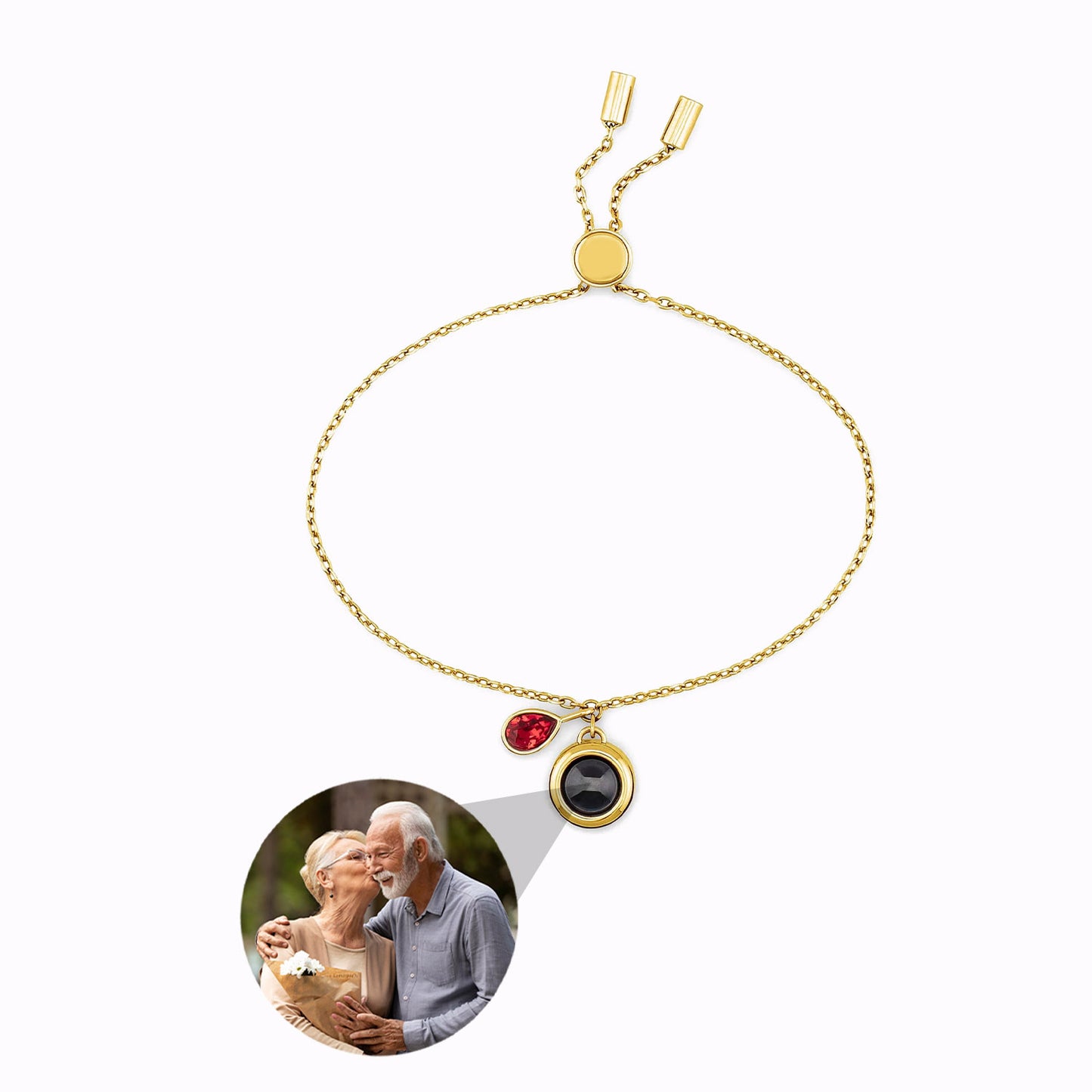 Bracelet Rayon de Naissance avec Photo Personnalisée