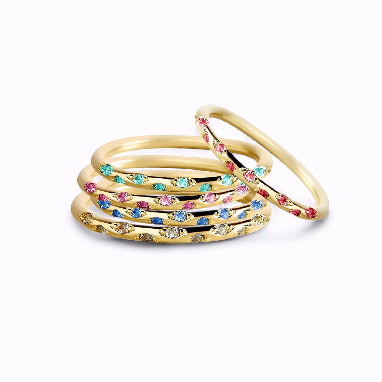 Bague Constellation avec Pierre de Naissance