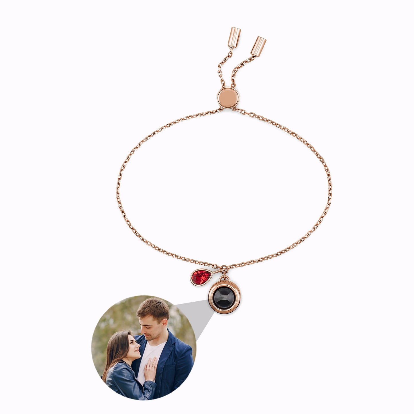 Bracelet Rayon de Naissance avec Photo Personnalisée