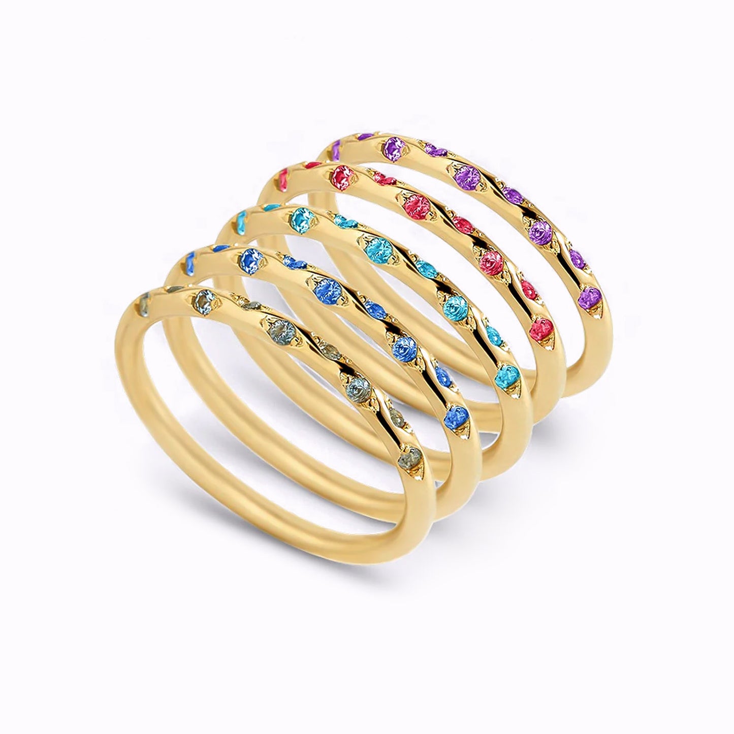 Bague Constellation avec Pierre de Naissance