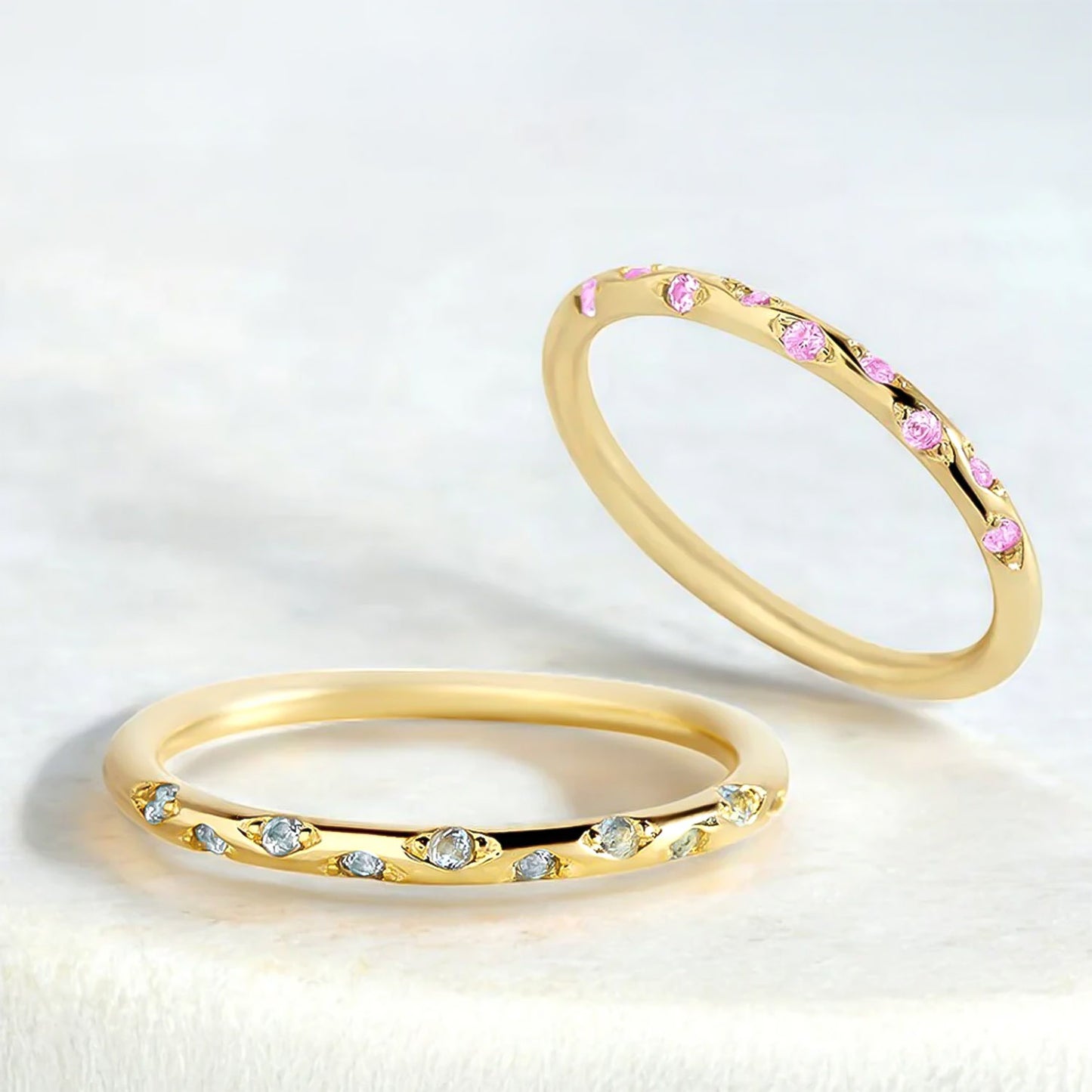 Bague Constellation avec Pierre de Naissance