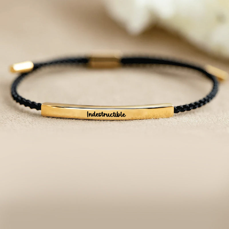 Indestructible - Bracelet Motivationnel