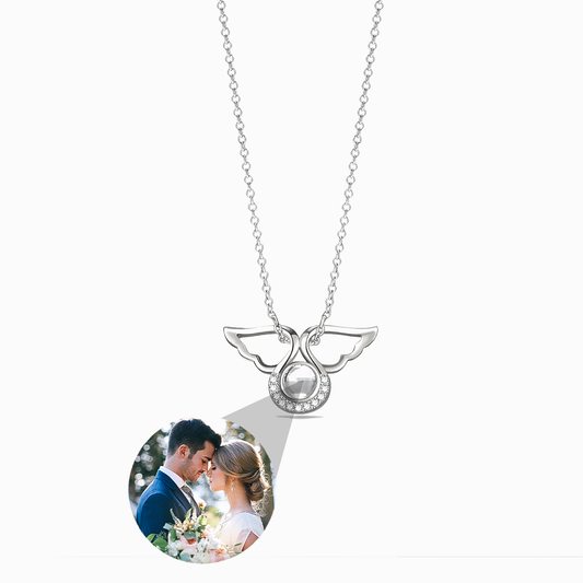 Collier Ange avec Photo Personnalisée