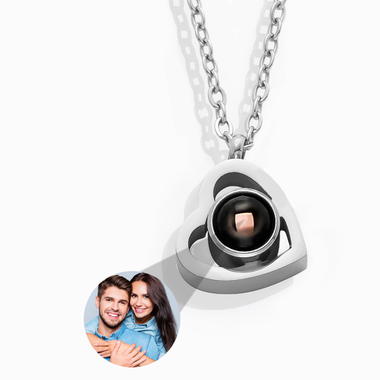 Collier Cœur avec Photo Personnalisée