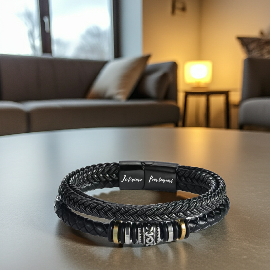 A l'Homme de ma Vie - Bracelet Je t'aime pour Toujours