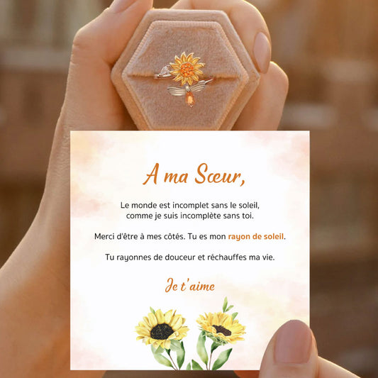 A ma Sœur - Bague Fidget Rayon de Soleil