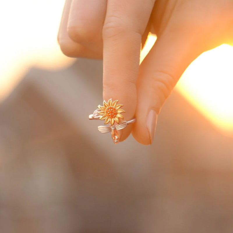 A ma Meilleure Amie - Bague Fidget Rayon de Soleil